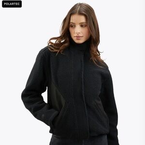 Cuts Clothing Sherpa Polarteck Full Zip Black - NWT